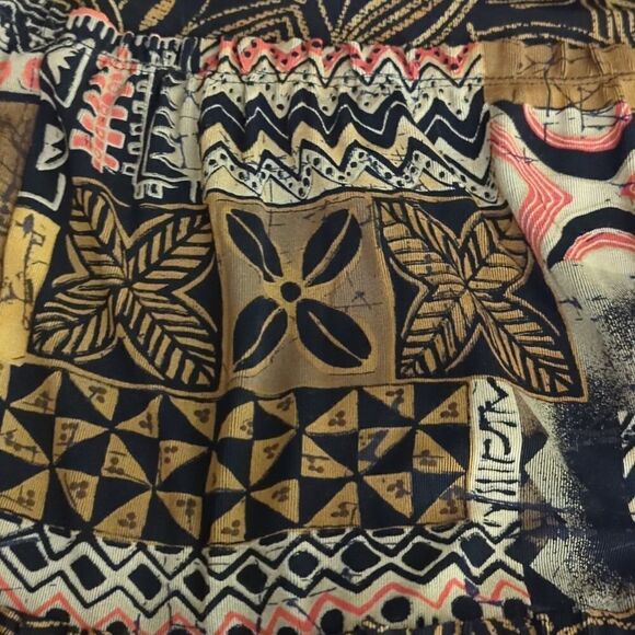 Vintage Softwear by Mark Singer abstract boho print skirt - Picture 8 of 9